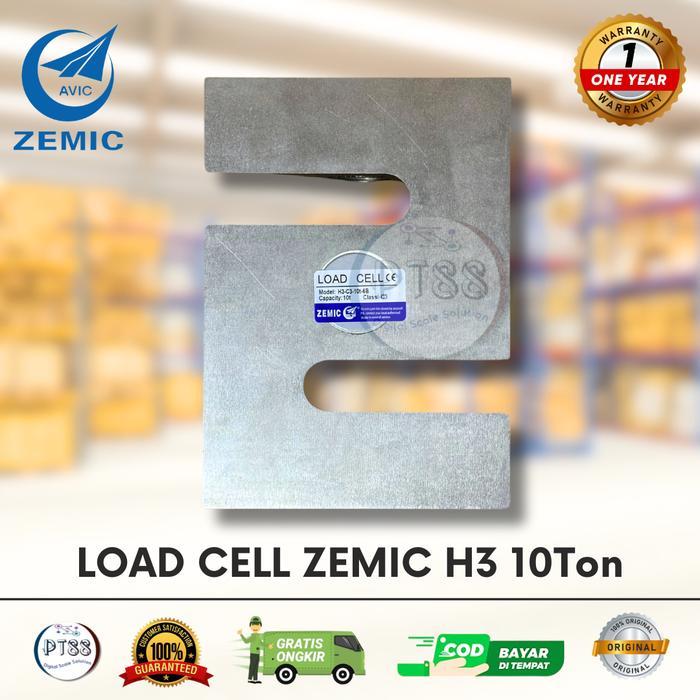 Zemic Load Cell H3 Cap 10Ton (Type S)