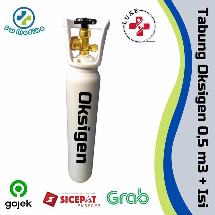 Tabung Oksigen 0,5m3 + Isi