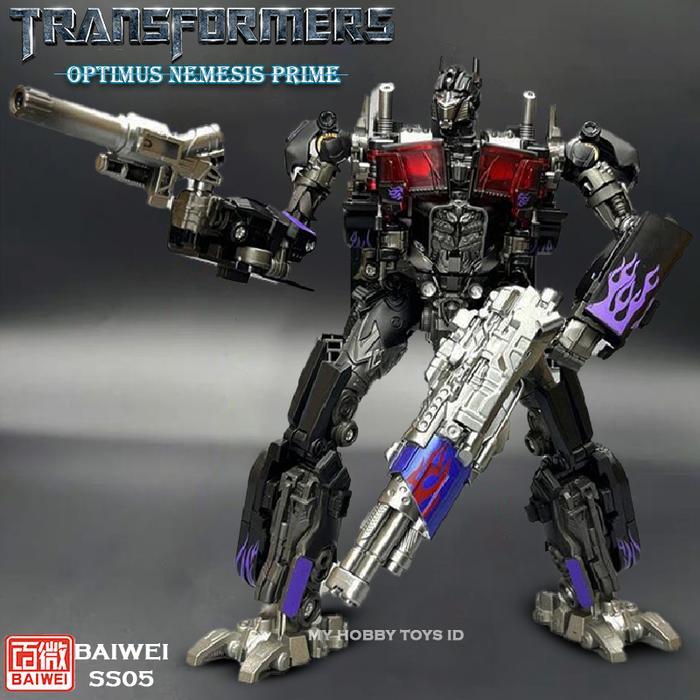 SALE MAINAN ACTION FIGURE TRANSFORMERS OPTIMUS PRIME NEMESIS BLACK VERSION READYY