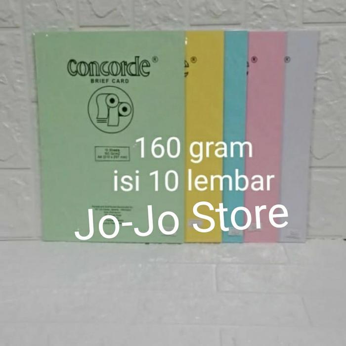 Kertas Concorde 160 Gram ukuran A4