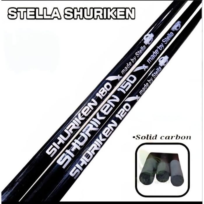 BLANK ROD CARBON SOLID STELLA SHURIKEN