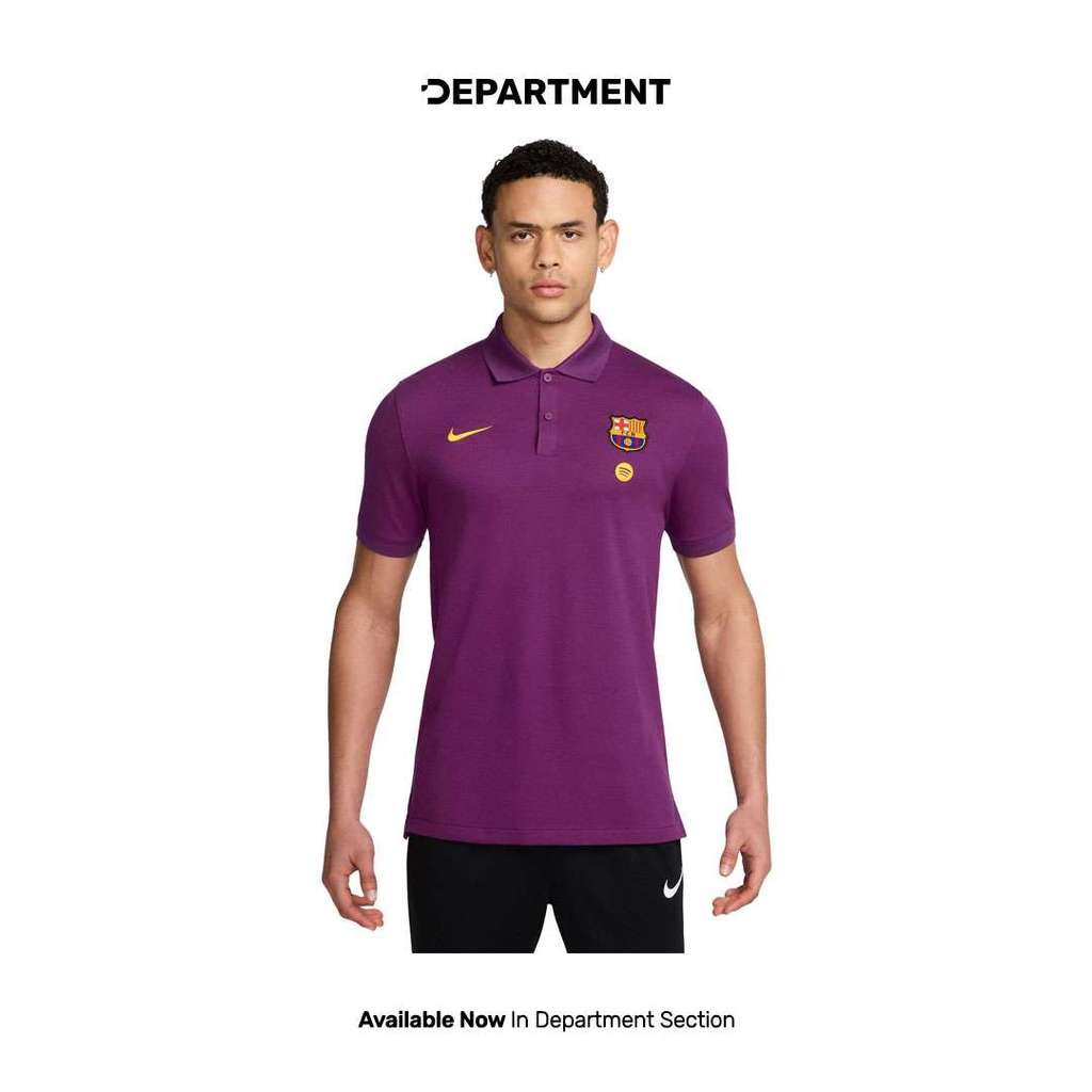 NIKE FC BARCELONA 25/26 DRI-FIT SLIM 2.0 HJ6272596 Kaos Polo Bola Pria ORIGINAL
