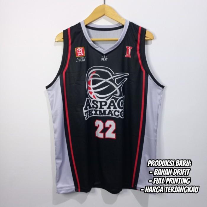 Jersey Basket Ibl Repro Aspac Texmaco #22 Sumargo Pebasket Sombong
