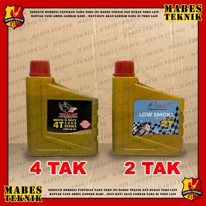 OLI 4 TAK TEXAL 1L - MOTO G RACE 4T 3000 SERIES MESIN POT RUMPUT
