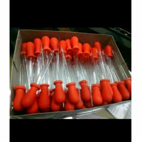 PIPET TETES KACA PENDEK / ALAT UNTUK PERLENGKAPAN LAB DAN OBAT