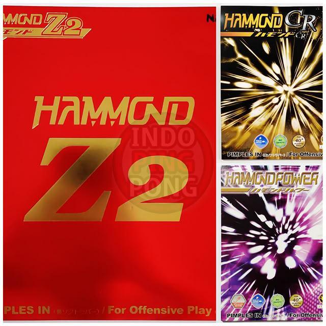 Nittaku Hammond Z2 Cr Power 1.5 1.8 2.0 2.2 Special Custom Max Super Thick Middle Ringan Tipis