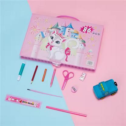 Crayon dan Pensil Warna Lengkap 86 PCS / Set Perlengkapan Menggambar dan Mewarnai Anak / Krayon dan