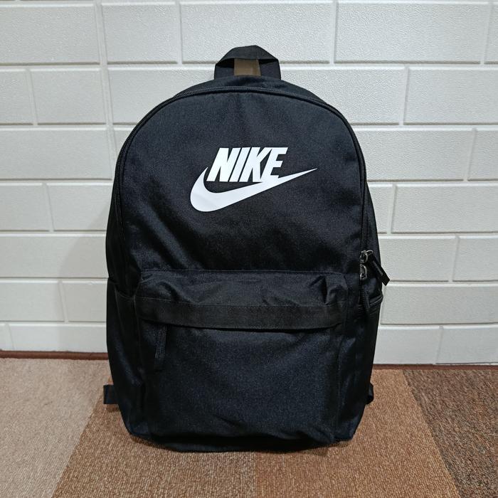 Tas Nike Heritage Backpack 25L Black Original Ransel Sekolah Kampus Pria Wanita Unisex