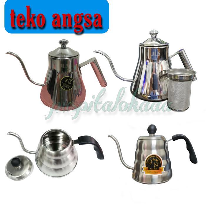 TEKO SETAINLESS LEHER ANGSA TEKO ANGSA SARINGAN KOPI