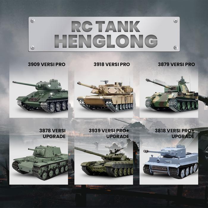 RC Tank Heng Long RC Tank Militer 1/16 Versi 7
