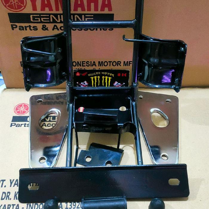 Banyak Dicari Breket Braket Kuping Lampu Rx-King New Peredam Lampu Bulat Scorpio Z Set Kualitas Oem.