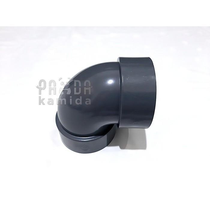 (75 pcs) GREST Knee 3" L Pipa 3 inch Knie Keni 3 Elbow PVC 3 inch Paralon