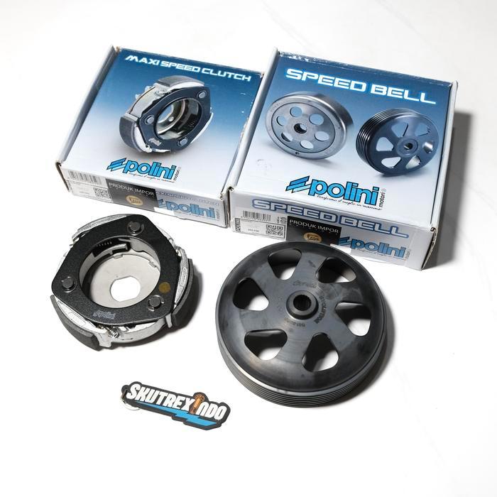 Paket Kampas Ganda + Mangkok Polini Vespa Sprint Prima LX S