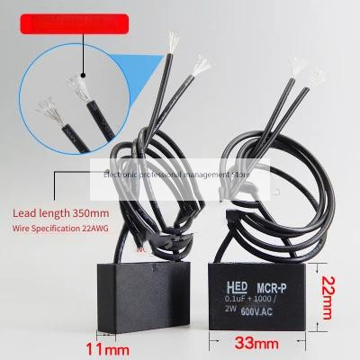 10 Pieces Mcr-P Electronic Arc Extinguisher 0.1Uf 100R 2W600V Contactor Relay Surge Suppressor