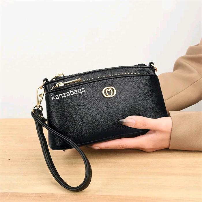 Heiko Tas selempang Dan Bahu wanita 3 Ruang Terbaru / Sling bag croshbody import Korean style