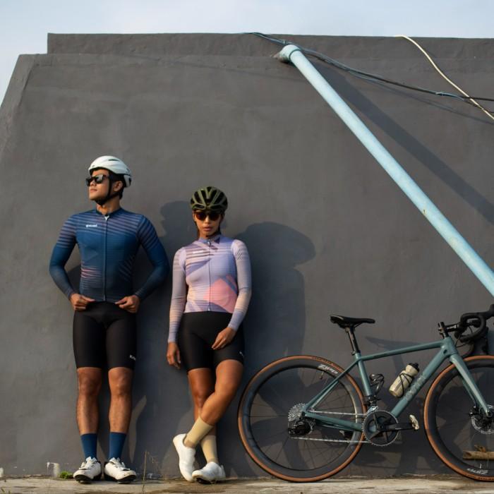 Cycling Jersey Sepeda Kniel Hexagon Blend Series