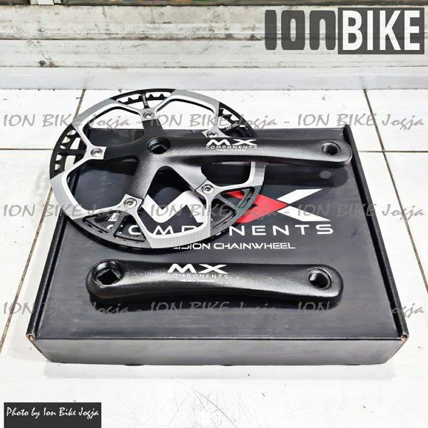 Crank Mx 52T Alloy Bashguard Bb Kotak Sepeda Lipat 52 T Not Litepro