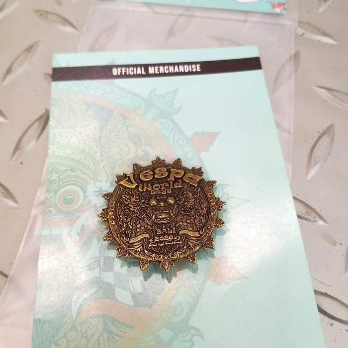 Vespa World Day VWD 2022 Barong Metal Pin Official Merchandise