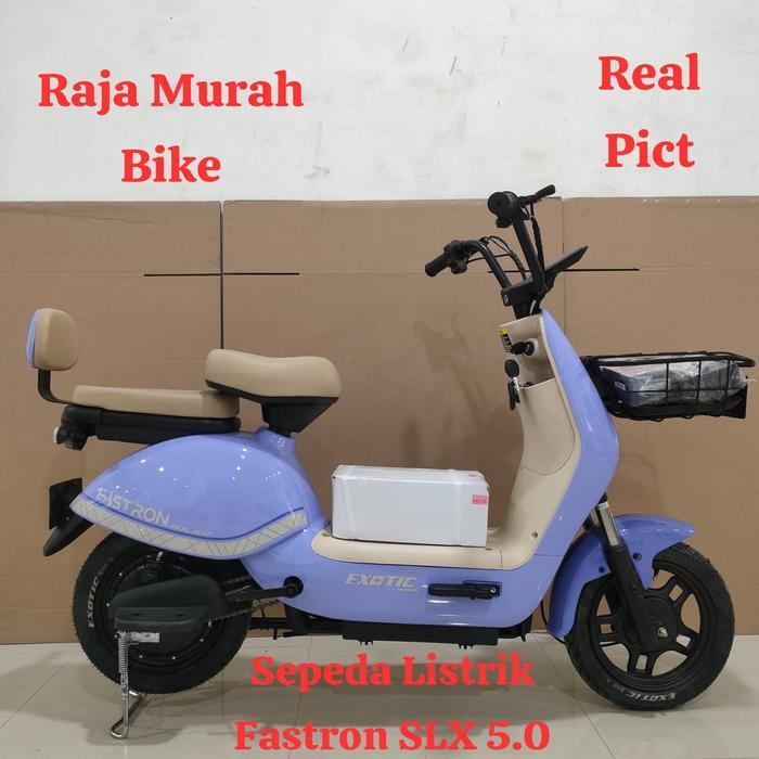 SEPEDA LISTRIK EXOTIC FASTRON SLX 5.0 BERGARANSI RESMI SEPEDA LISTRIK E BIKE EXOTIC FASTRON SEPEDA