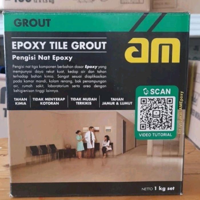 Am 55 White Epoxy Tile Grout Pengisi Nat Gratis Ongkir