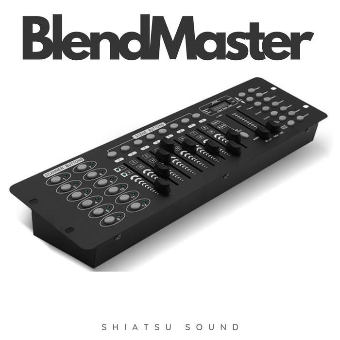 BlendMaster Mixer Lampu Lighting Panggung DMX Stage Controller Lighting Panggung 92 Channel DJ 8