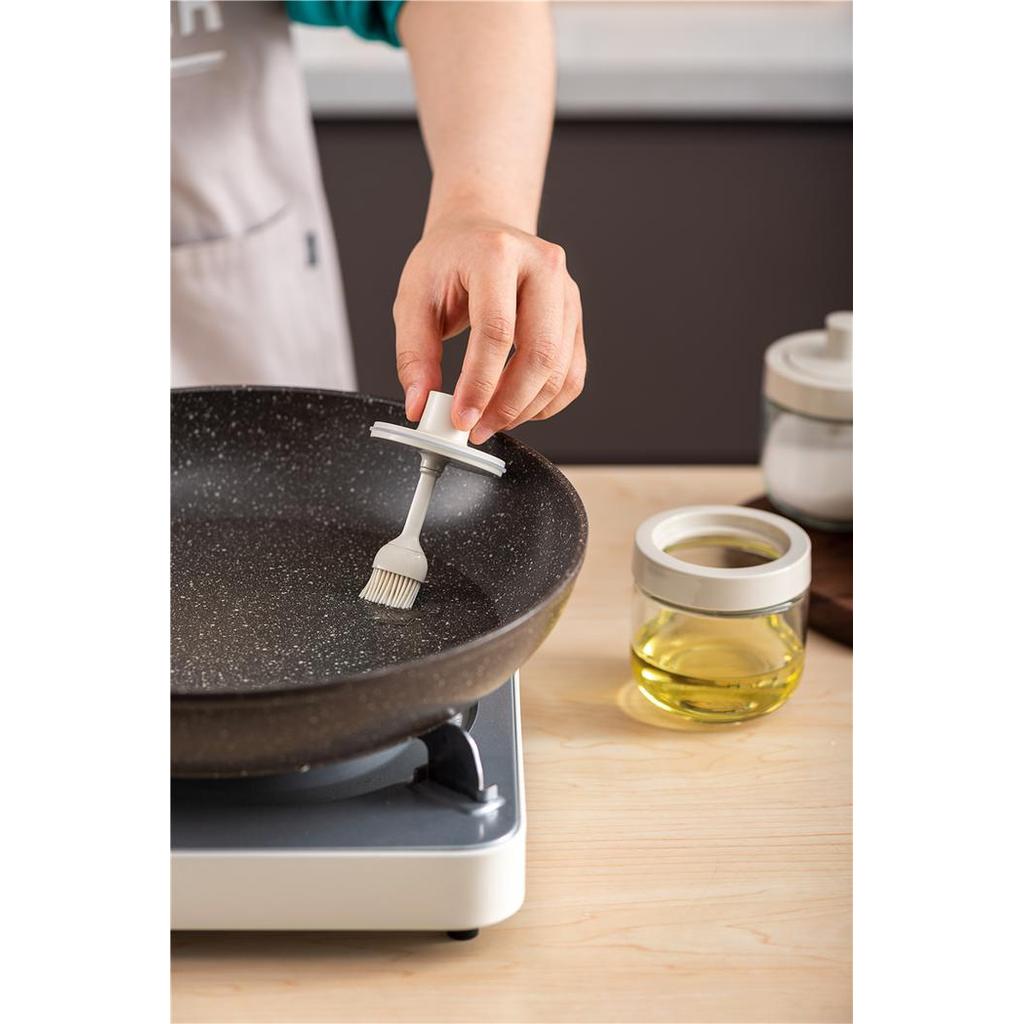 1e5hy- Pinmoo Seasoning Box Sauce W/ Spoon Kotak Bumbu Dapur Saos - Zz006