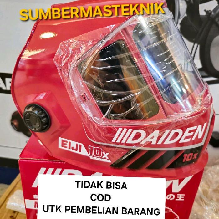 KEDOK LAS OTOMATIS DAIDEN EIJI 10 X TOPENG LAS HELMET AUTODARK DAIDEN EIJI 10X