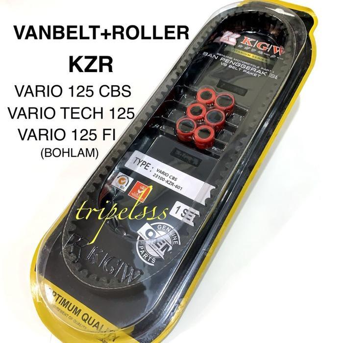 Vanbelt vbelt plus Roller KZR Vario Techno 125 / Vario 125 CBS / Vario 125 FI injeksi 2012 2013 2014