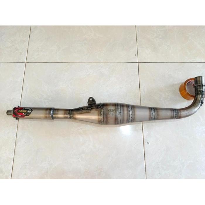 Knalpot Creampie F1Zr Fiz Balap Drag 3V3 Asli