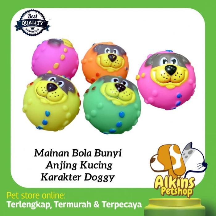 Mainan Bola Anjing Karakter Guguk ( Berbunyi )