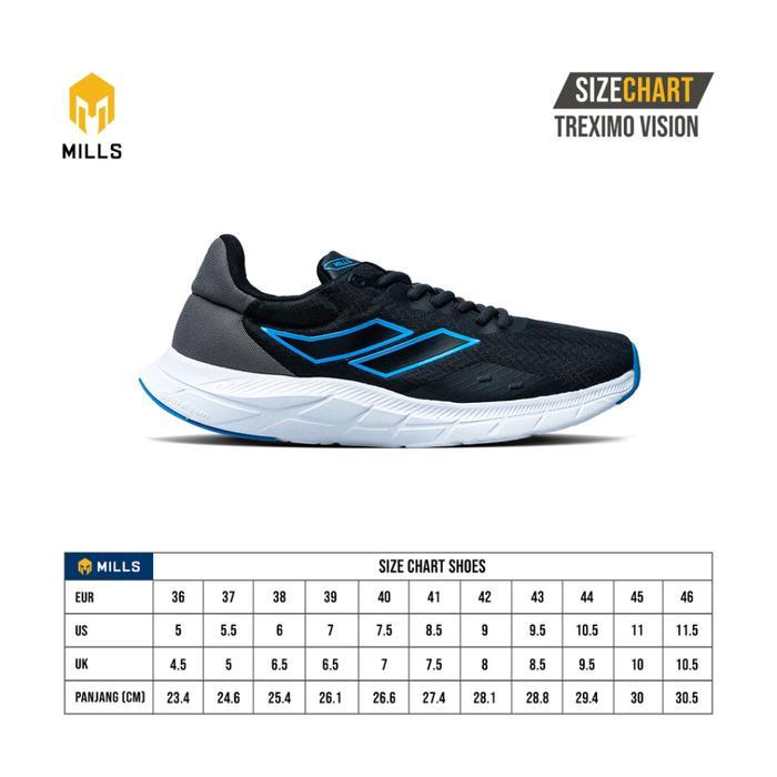 MURAH SEPATU RUNNING MILLS TREXIMO VISION - SEPATU SPORT - MILLS TREXIMO VISION - NEW ARRIVAL -
