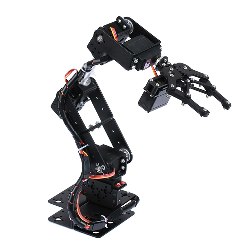 Robotic Arm Kit 6DOF Programming Robot Arm DIY Programming Robot Kit with Open Source Code and