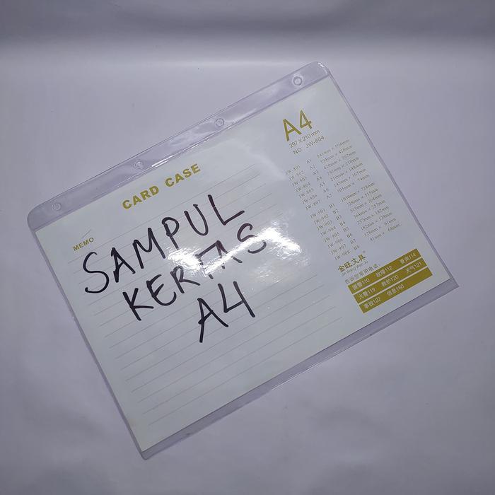 COVER PLASTIK MIKA TEBAL PELINDUNG KERTAS DOKUMEN A4 MURAH / SAMPUL A4 / MAP A4 / PLASTIK SAMPUL
