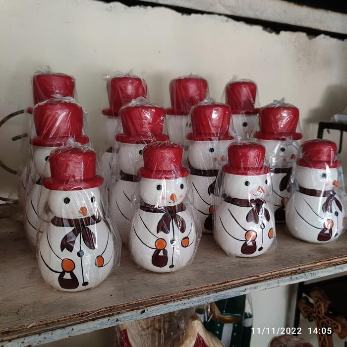 Pin Snowman Natal Christmas