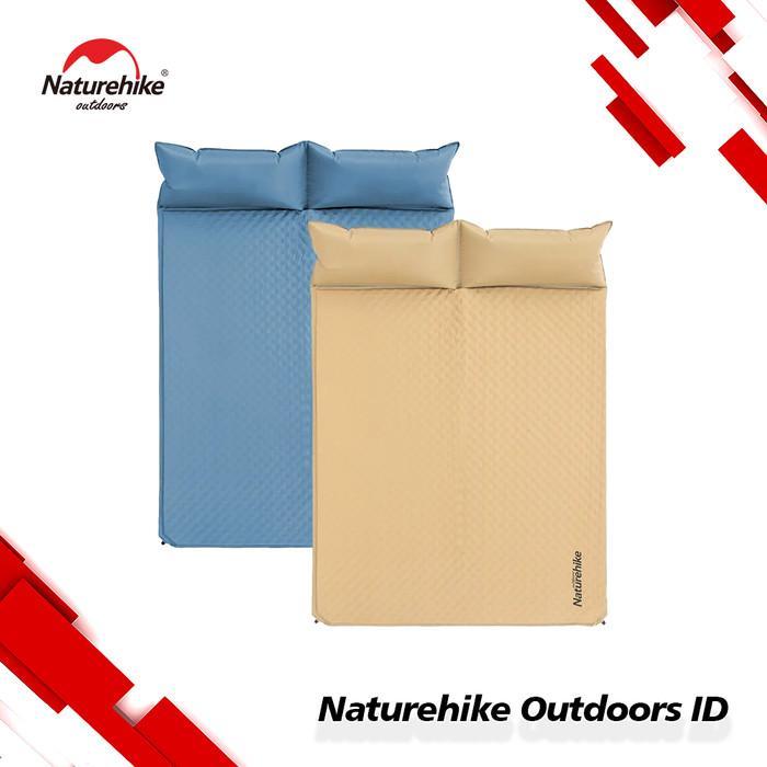Matras Double Naturehike Inflatable Mat With Pillow NH18Q010-D