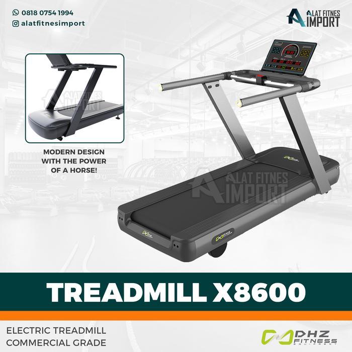 DHZ Fitness Treadmill Electric X8600 Treadmill Listrik Auto Incline