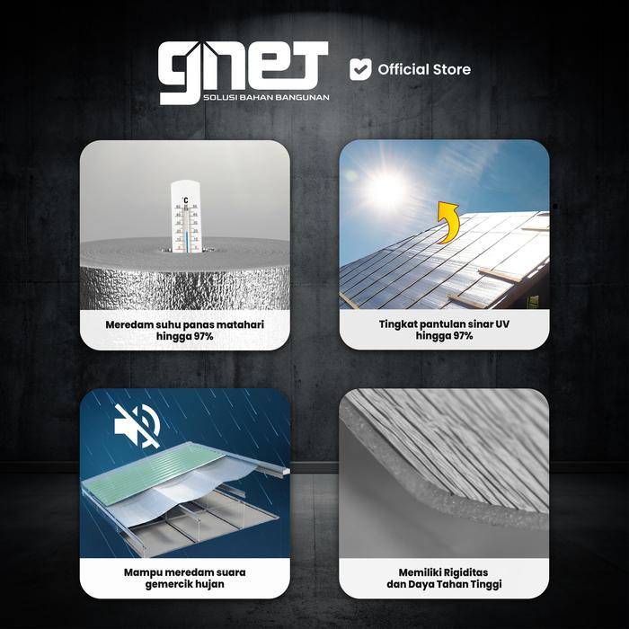 GNET Foil Peredam Panas Foam Alumunium Peredam Panas Atap