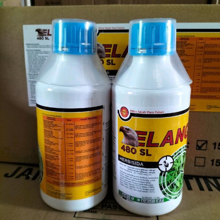 Obat Rumput Herbisida Elang 480 SL 1 Liter Pembasmi Rumput Tuntas Sampai Akar