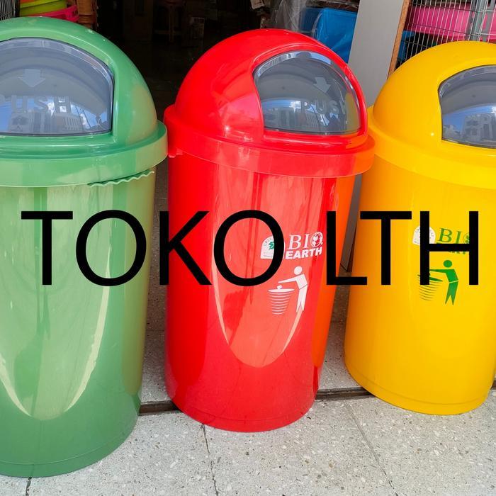 TEMPAT SAMPAH BIO GOYANG 50 ltr GREEN LEAF - 2150