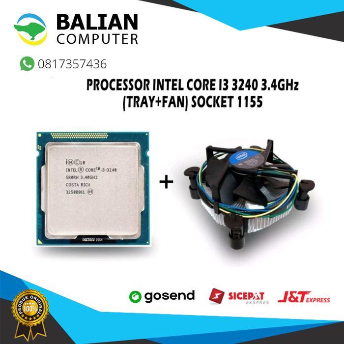 Processor Intel Core i3 3240 + Fan, Garansi 1 Tahun