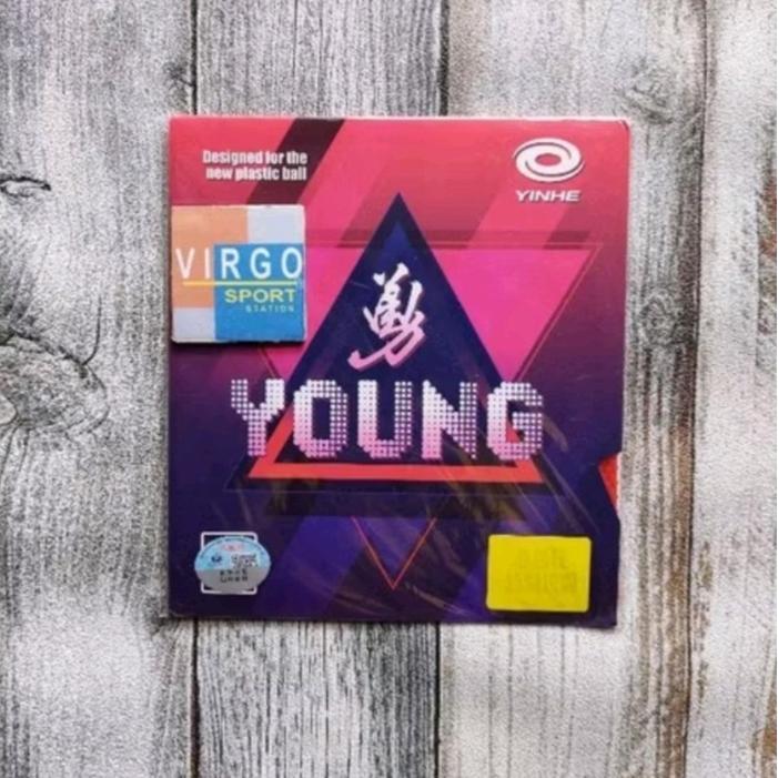 ASLI Yinhe Young LP Superblock OX bintik proses pabrik German resmi ITTF karet bet pingpong tenis
