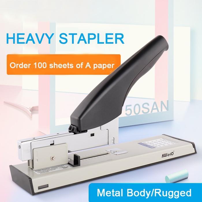 News Stapler Penjilid Kertas Kapasitas Besar Stapler Tugas Berat Stapler Penjilid Buku Stapler