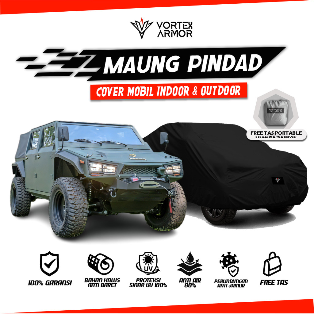 Car Cover Maung Pindad / Sarung Mobil Maung / Selimut Maung Pindad / Cover Mobil Maung Pindad