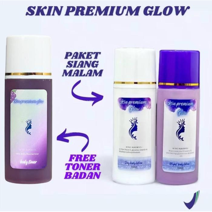 Lotion Paket HB Ungu Siang & Malam Mencerahkan & Memudarkan Garis Hitam BPOM Free Toner Badan hand