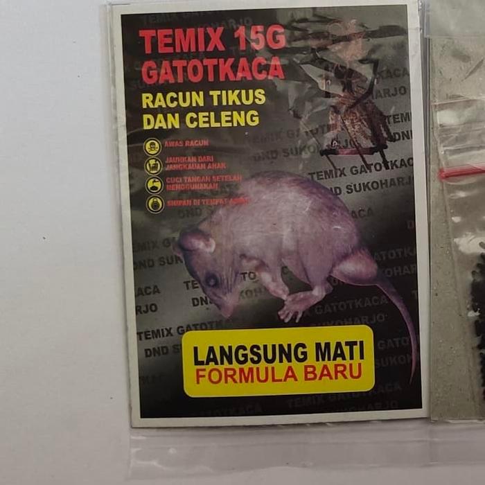 BERKUALITAS TEMIX gatot kaca obat pembasmi babi hutan celeng dan tikus sawah