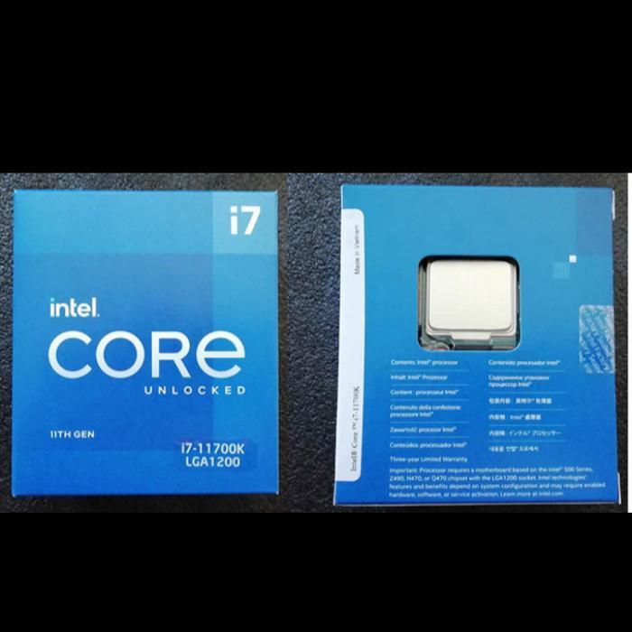 Processor Intel Core i7 11700K 3.6Ghz Socket 1200