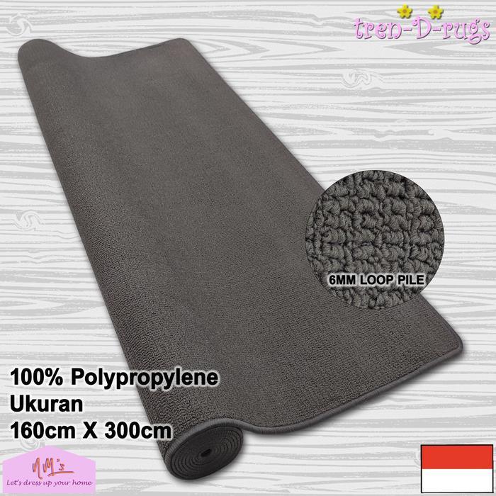 Karpet polos permadani bulu tebal alas ruang tamu minimalis jumbo NMs