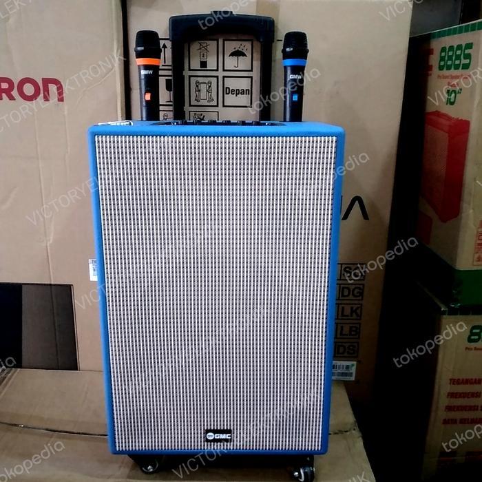 Speaker Karaoke Portable Gmc 883E 12In/200Watt Rms