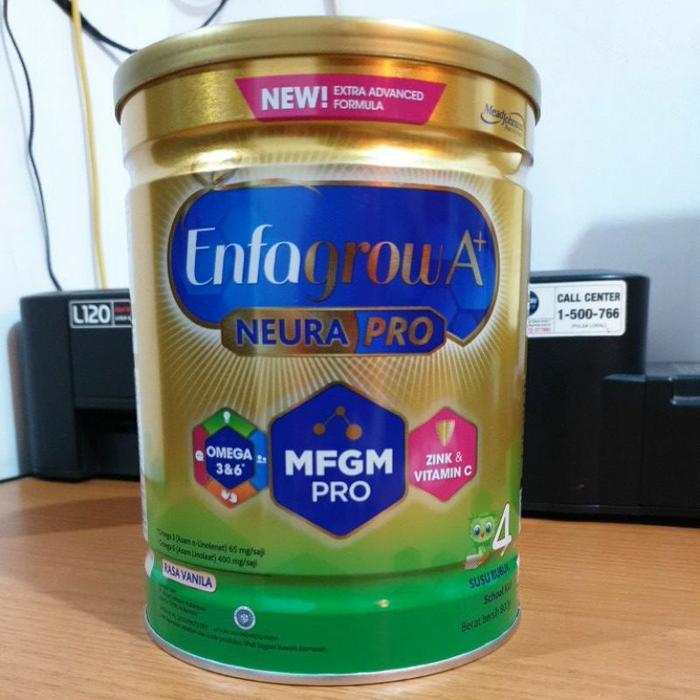 susu A+ enfagrow 4 rasa vanila,madu /800gr Ready Stock