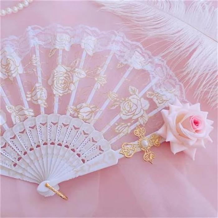 Kipas Lipat Tangan Kipas Lipat Pesta Lace Kipas Lipat Cina Kipas Tangan Lipat Kipas Souvenir